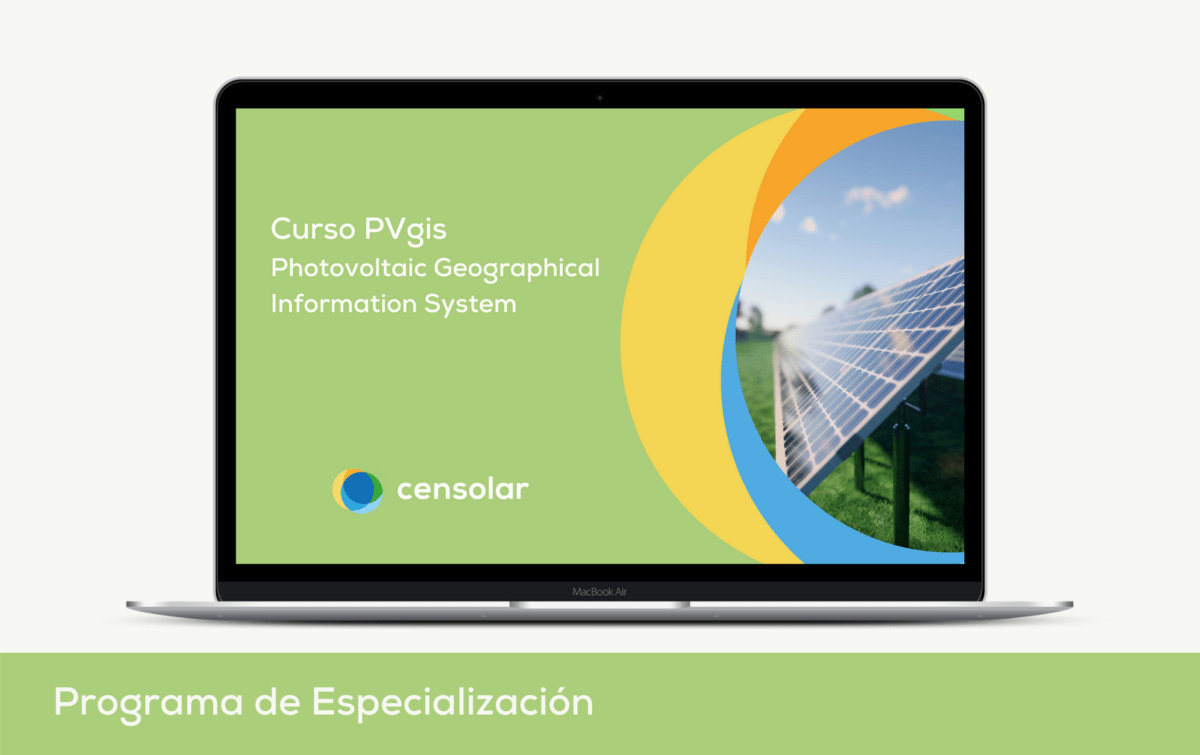 Curso PVGIS Photovoltaic Geographical Information System Censolar